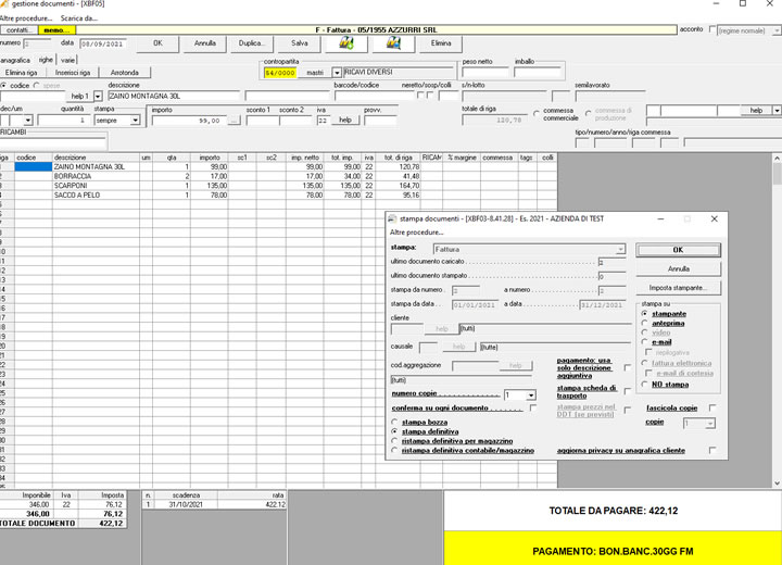 Delivery notes and invoices