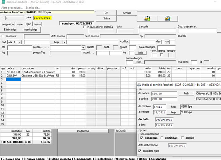 Estimates and orders