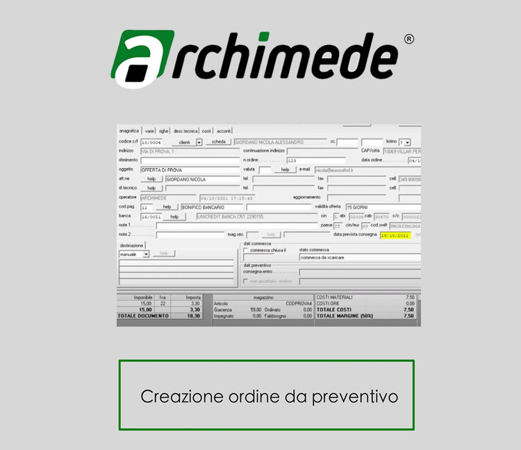 Eurosoft srl Archimede