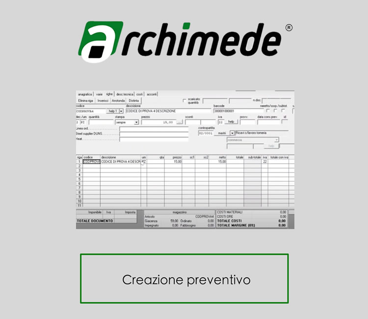 Eurosoft srl Archimede